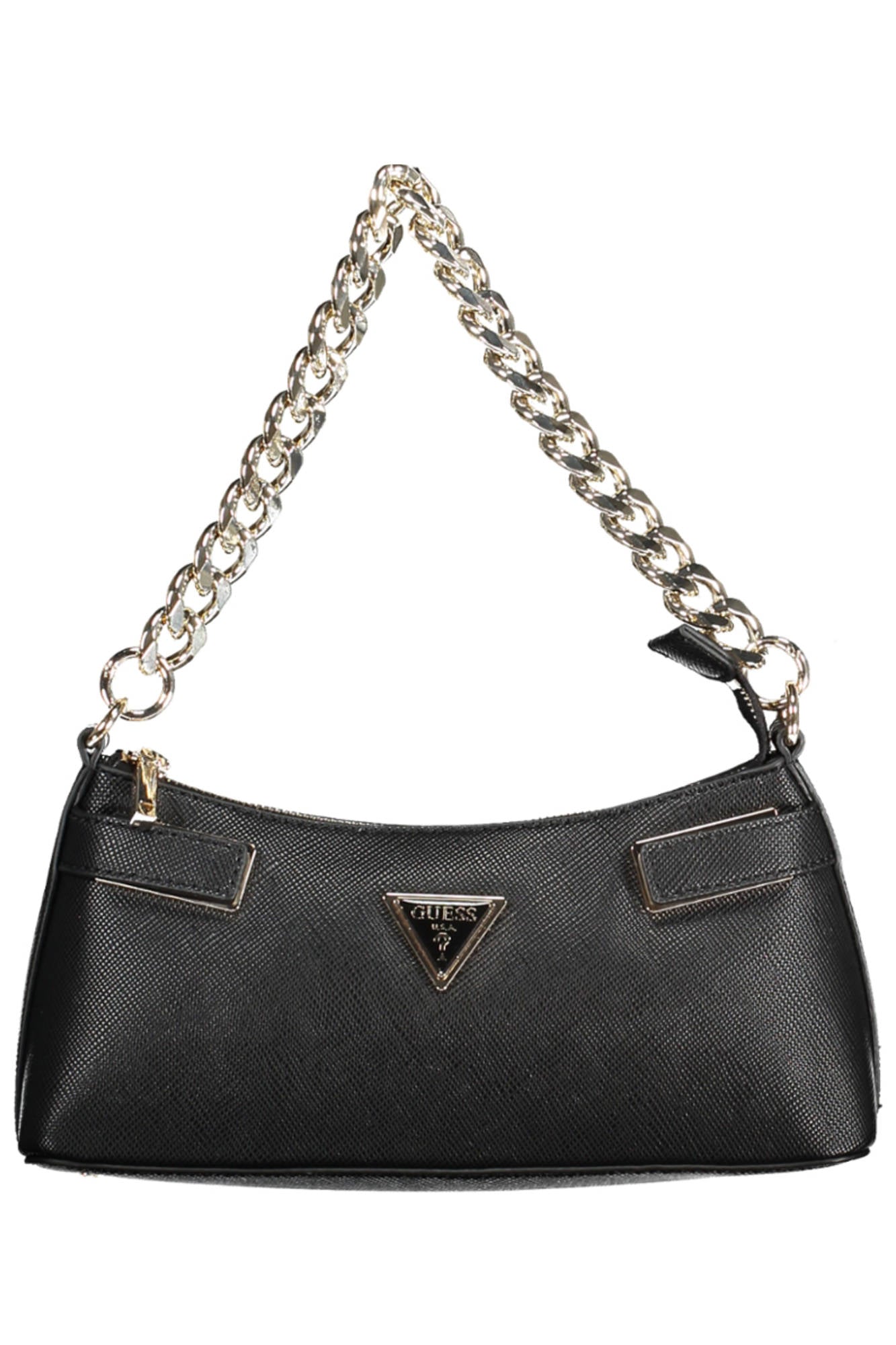 Guess Jeans Black Polyurethane Handbag - Fizigo
