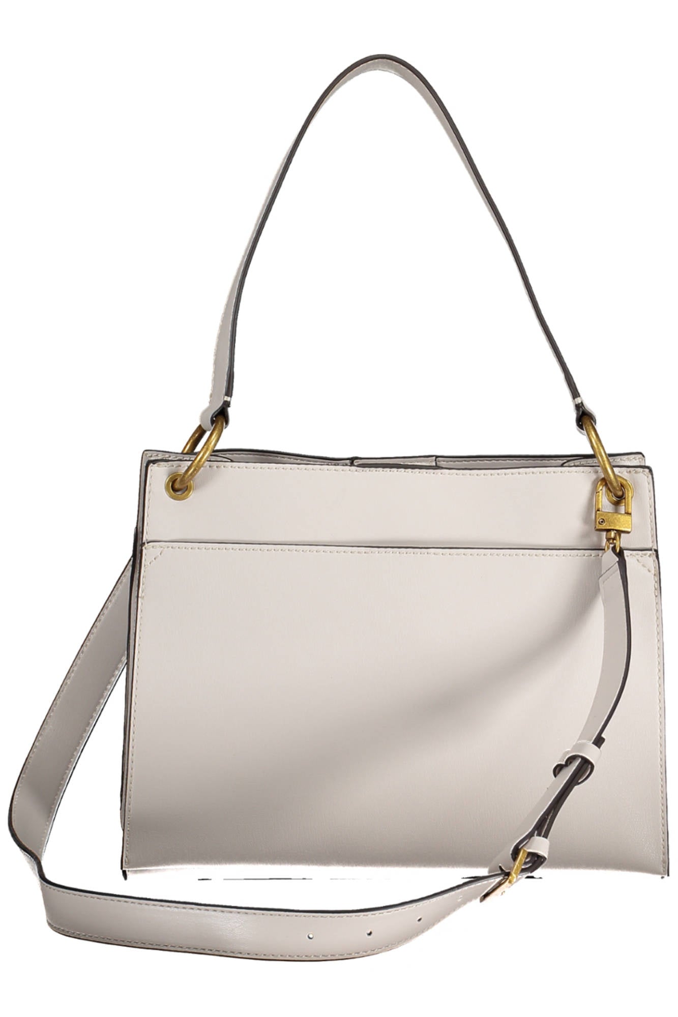 Guess Jeans Gray Polyurethane Handbag - Fizigo