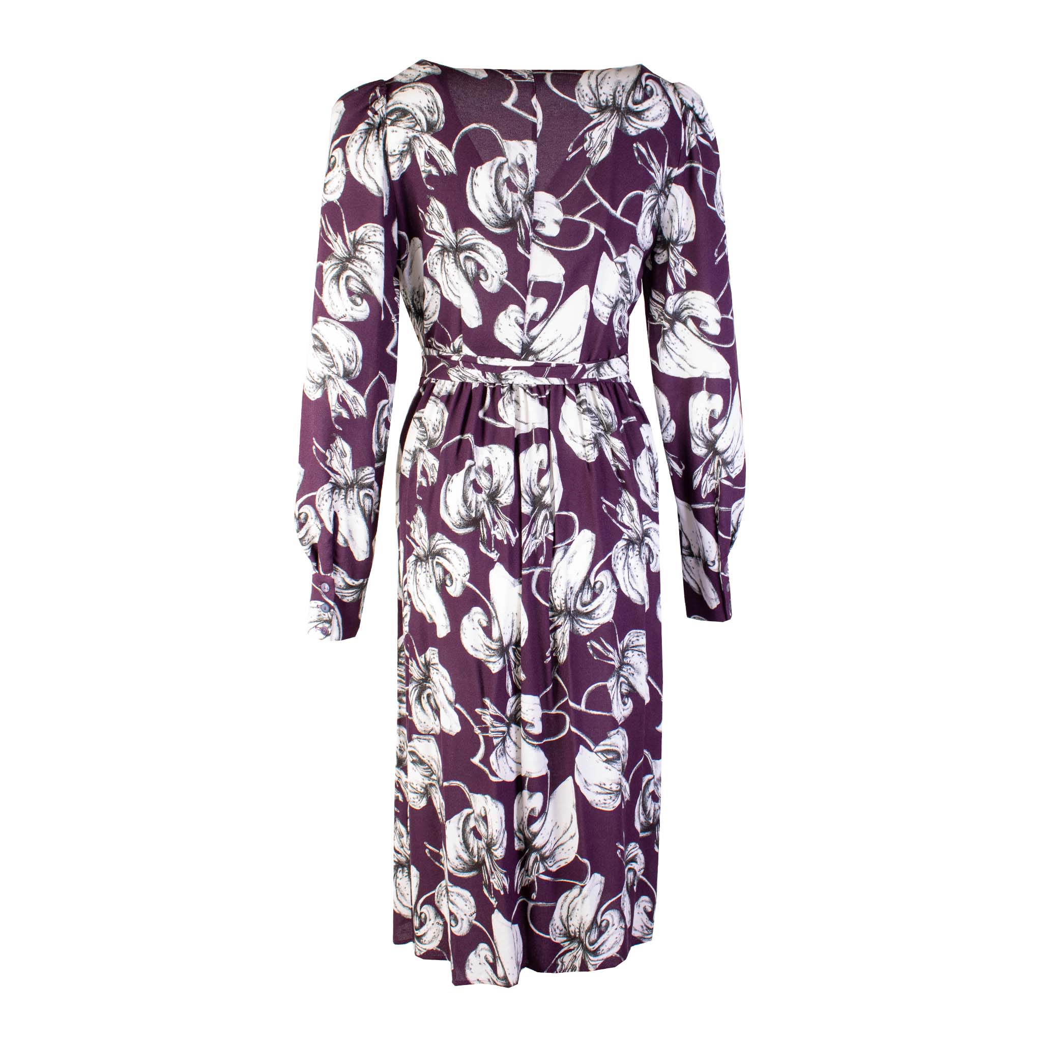 Lardini Purple Printed Dress - Fizigo