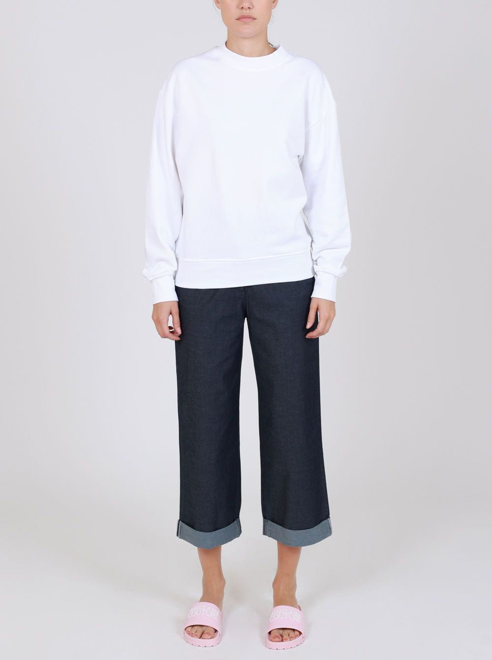 Love Moschino Blue Cotton Jeans & Pant - Fizigo