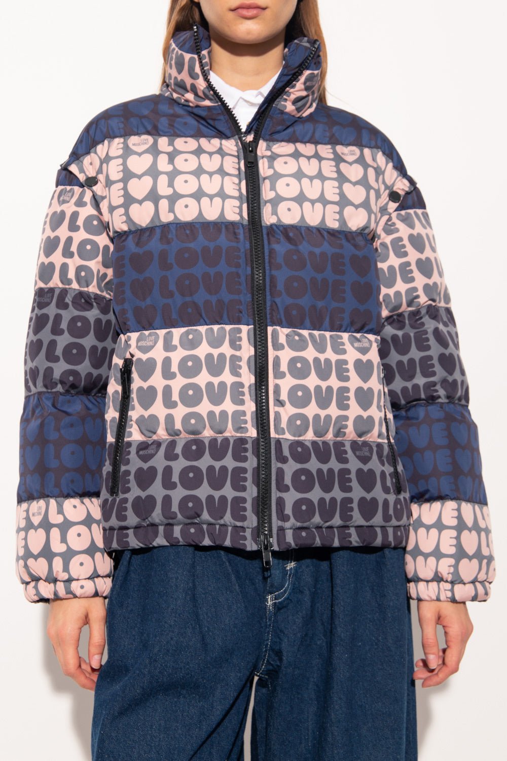 Love Moschino Multicolor Polyester Jackets & Coat - Fizigo