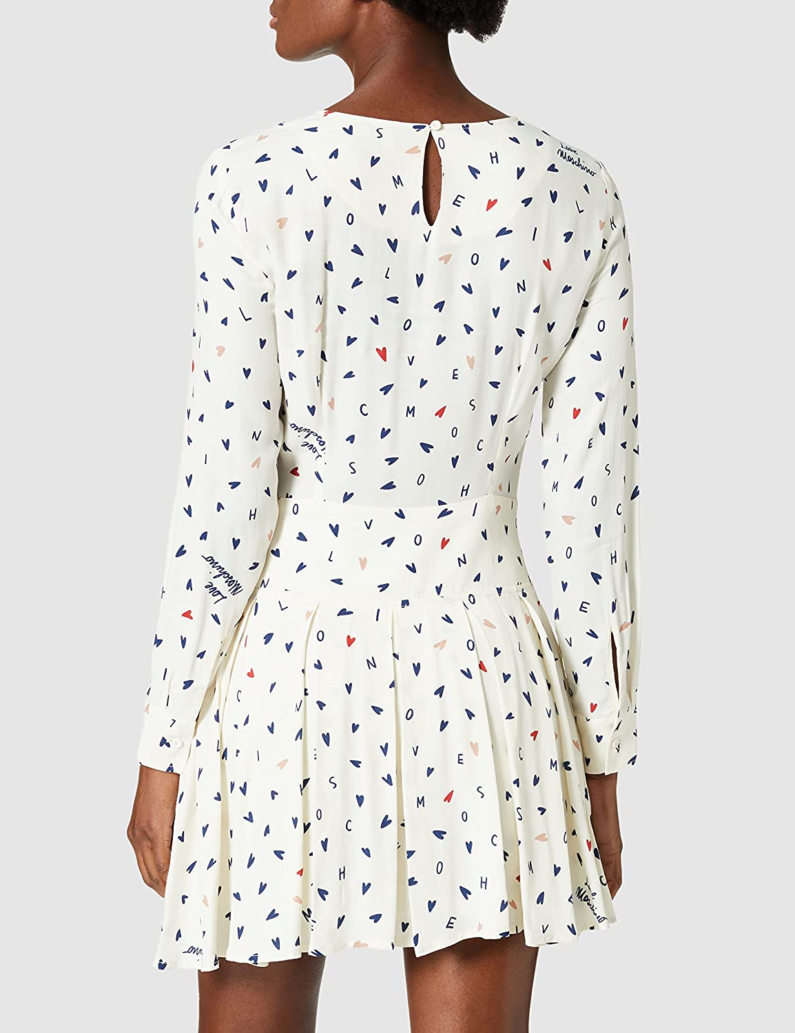 Love Moschino White Viscose Dress - Fizigo