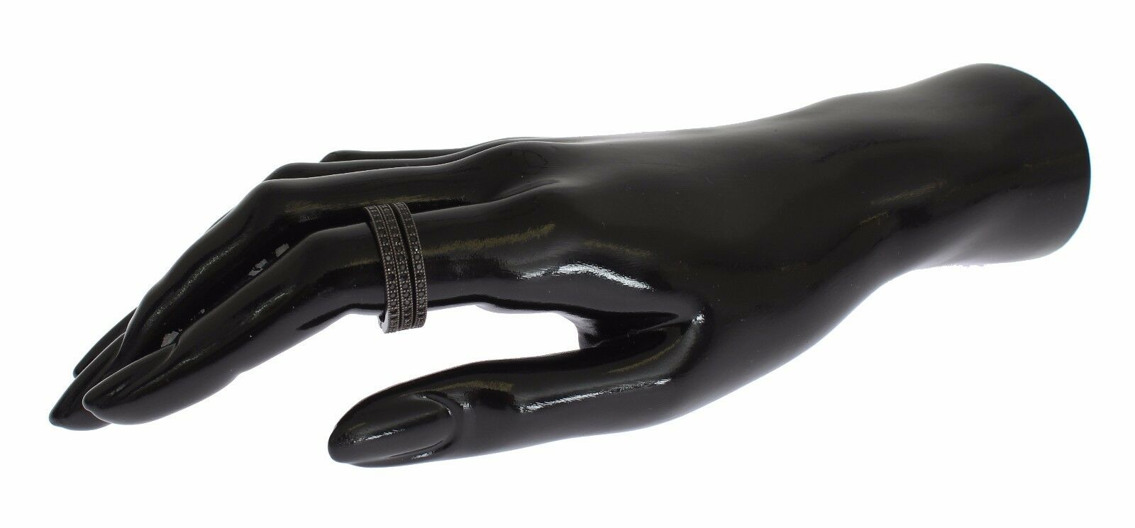 Nialaya Black CZ 925 Sterling Silver Womens - Fizigo