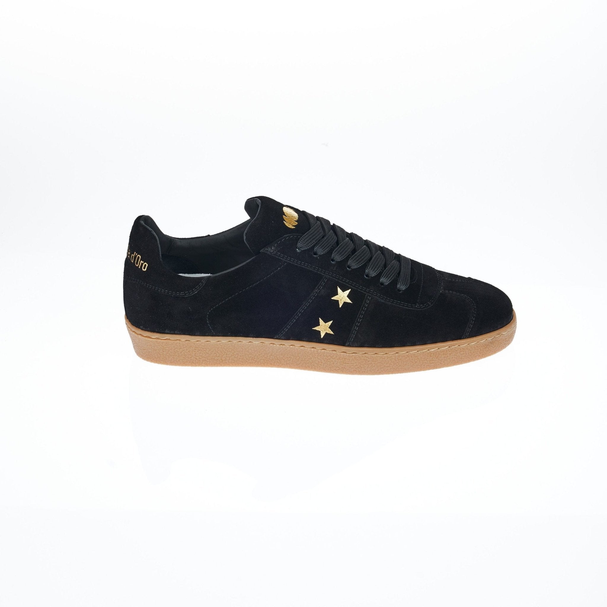 Pantofola D'Oro Black Leather Sneaker - Fizigo