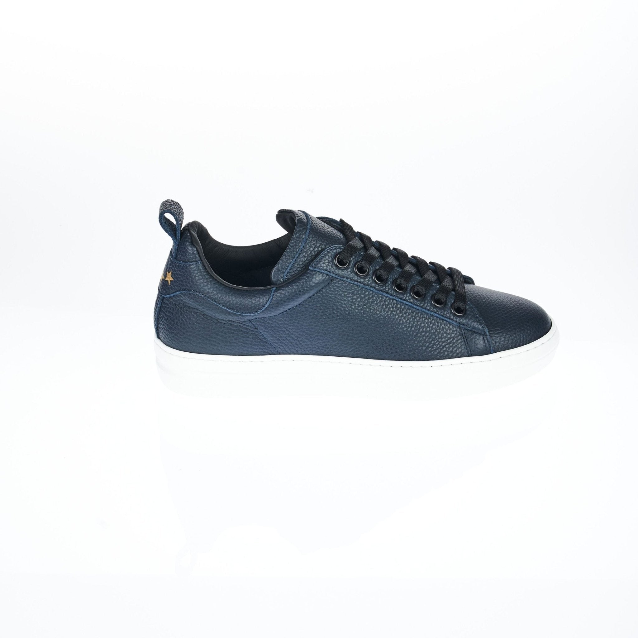 Pantofola D'Oro Blue Leather Sneaker - Fizigo