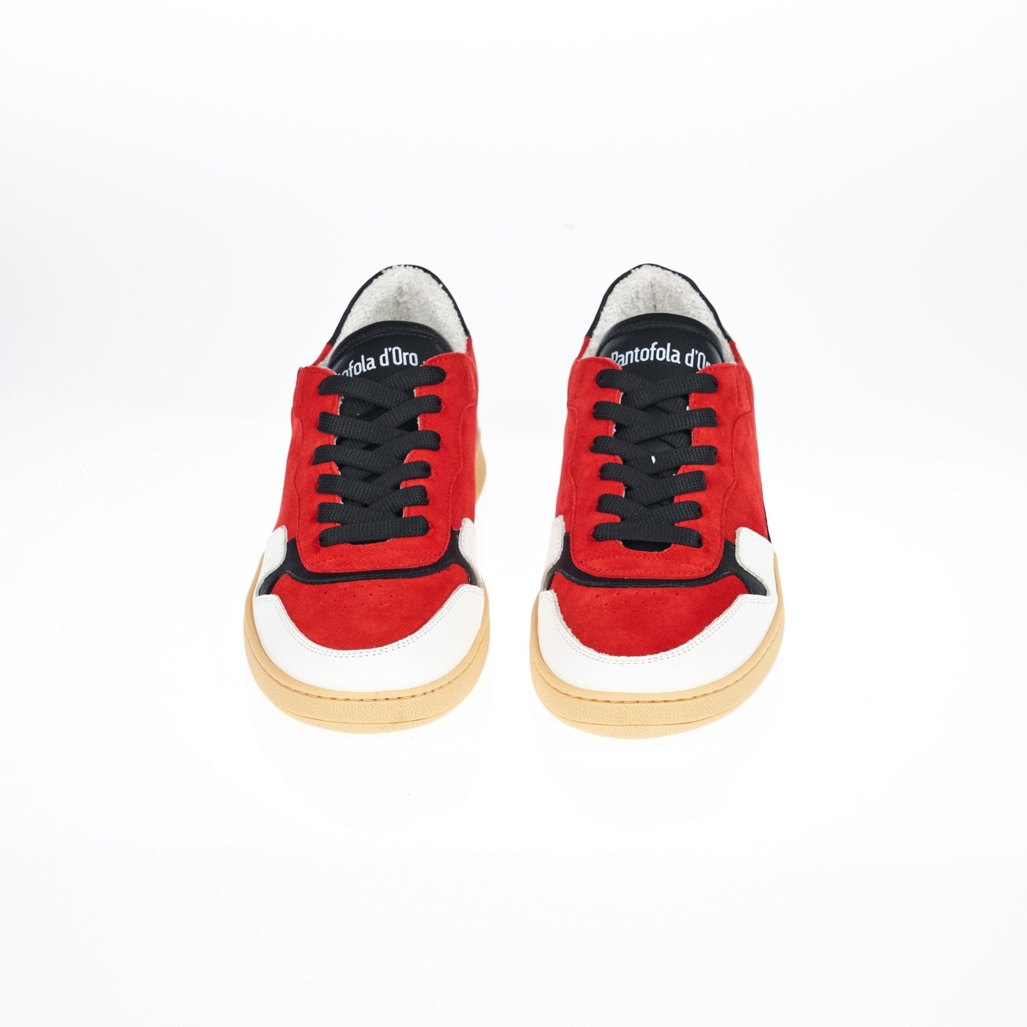 Pantofola D'Oro Red Leather Sneaker - Fizigo