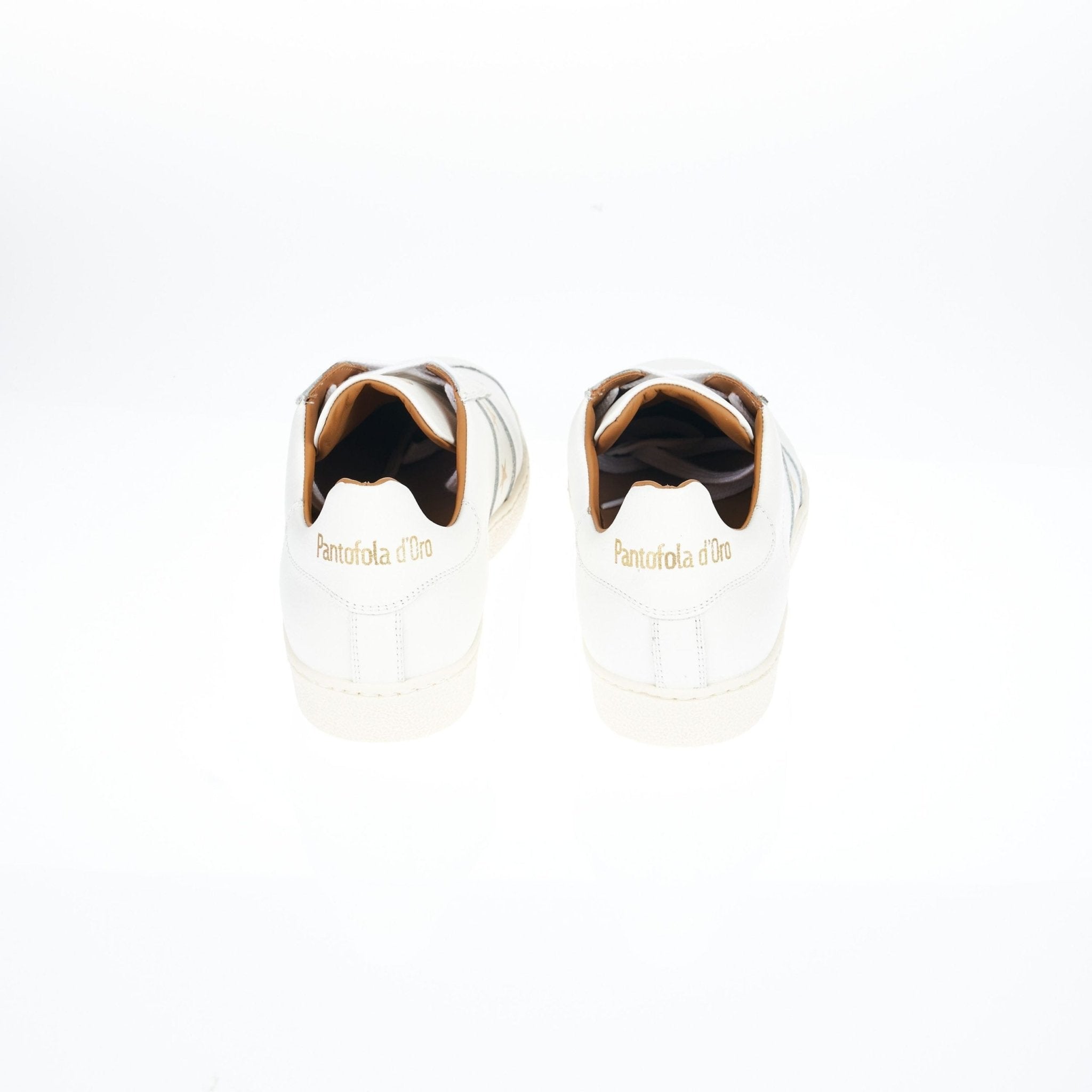 Pantofola D'Oro White Leather Sneaker - Fizigo