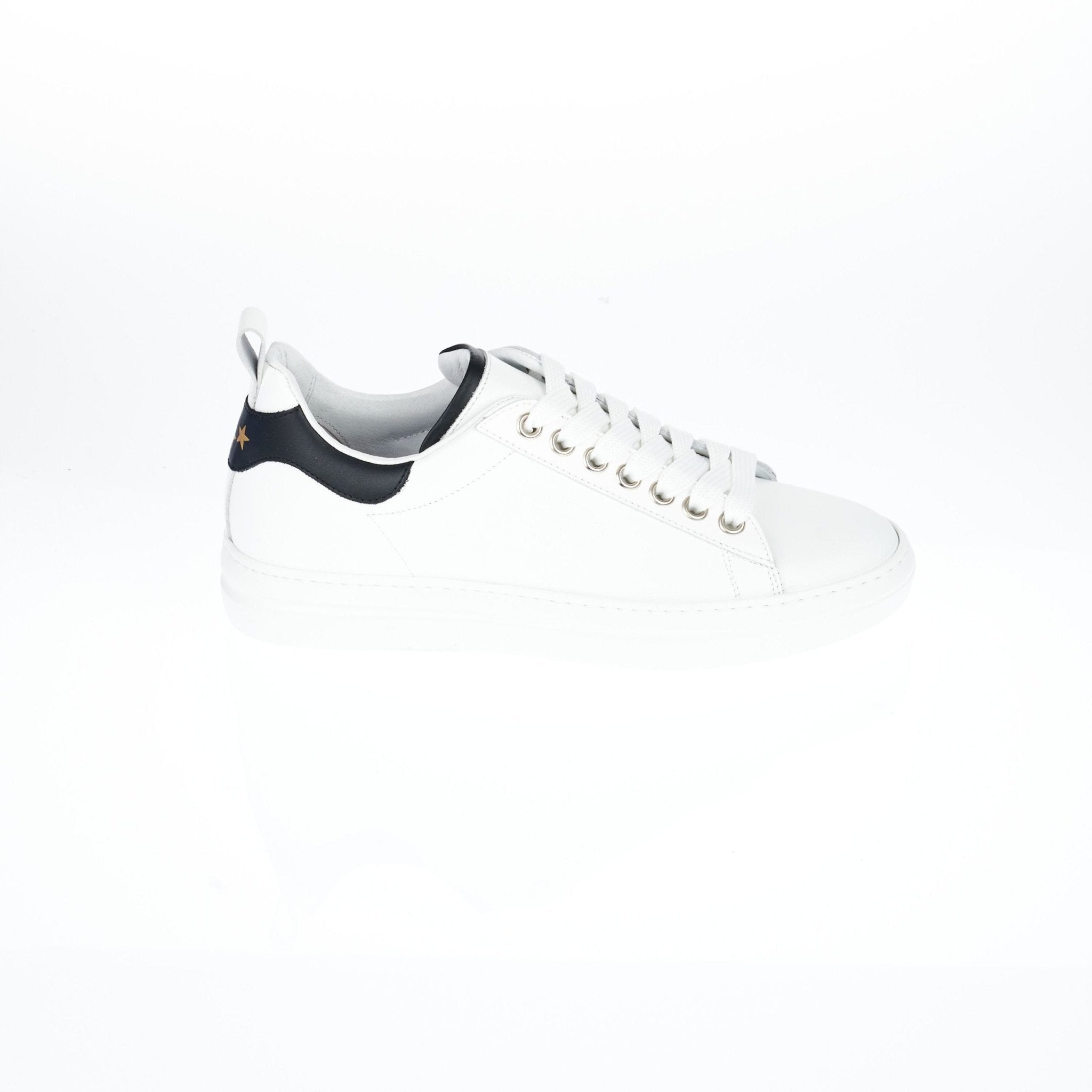 Pantofola D'Oro White Leather Sneaker - Fizigo