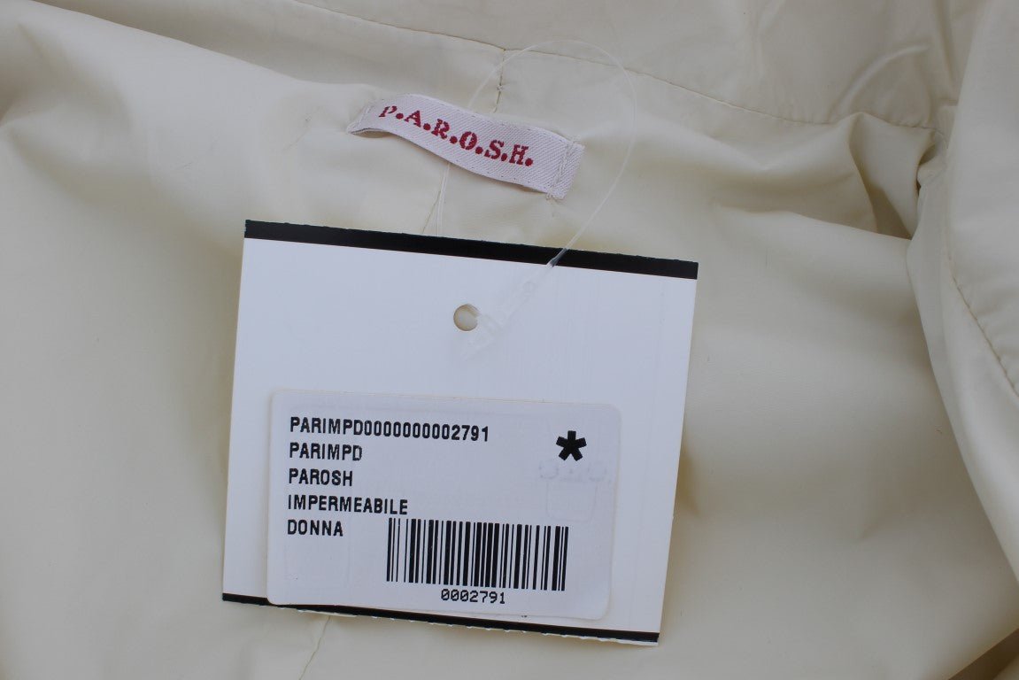 P.A.R.O.S.H. Beige Weather Proof Trench Jacket Coat - Fizigo