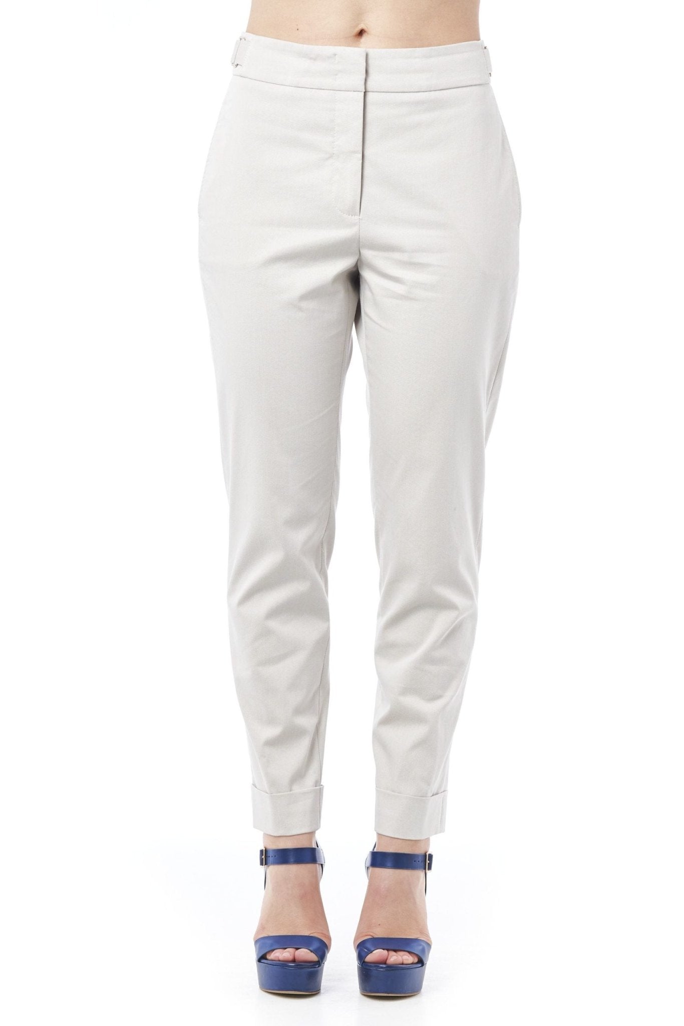 Peserico Beige Cotton Jeans & Pant - Fizigo