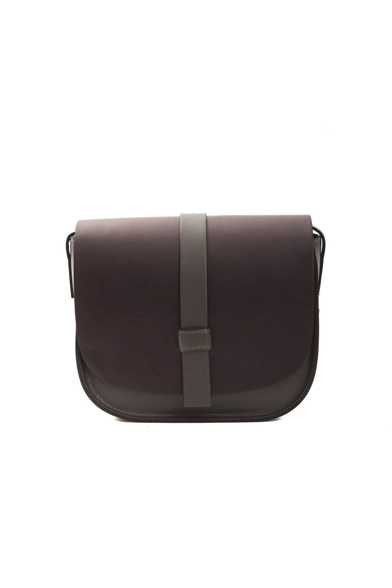 Pompei Donatella Burgundy Leather Crossbody Bag - Fizigo