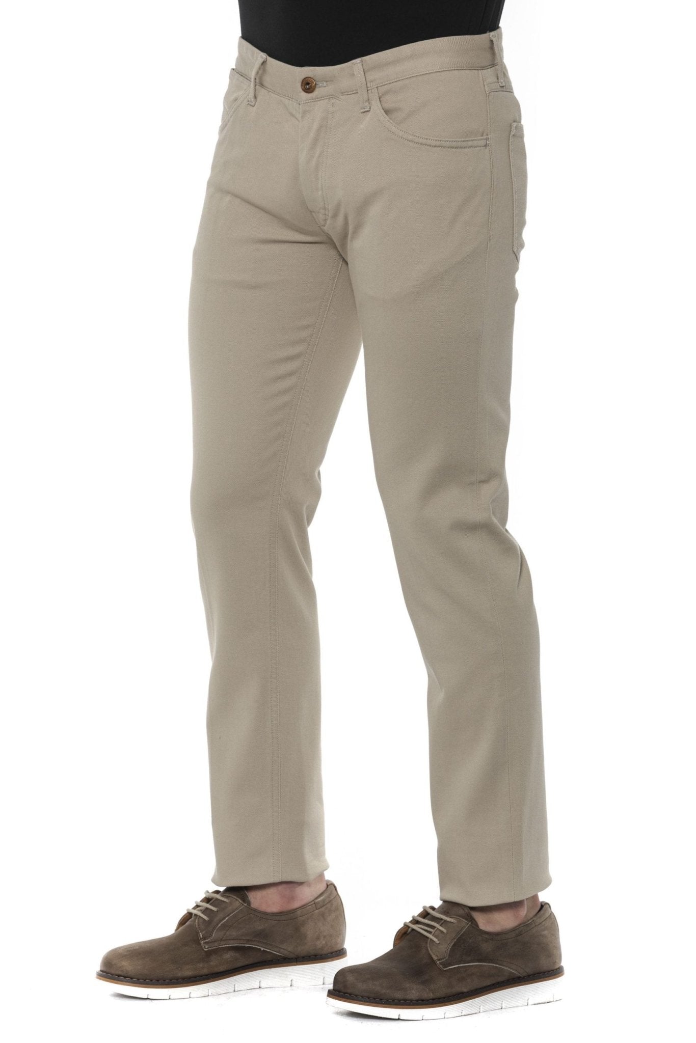 PT Torino Beige Cotton Jeans & Pant - Fizigo