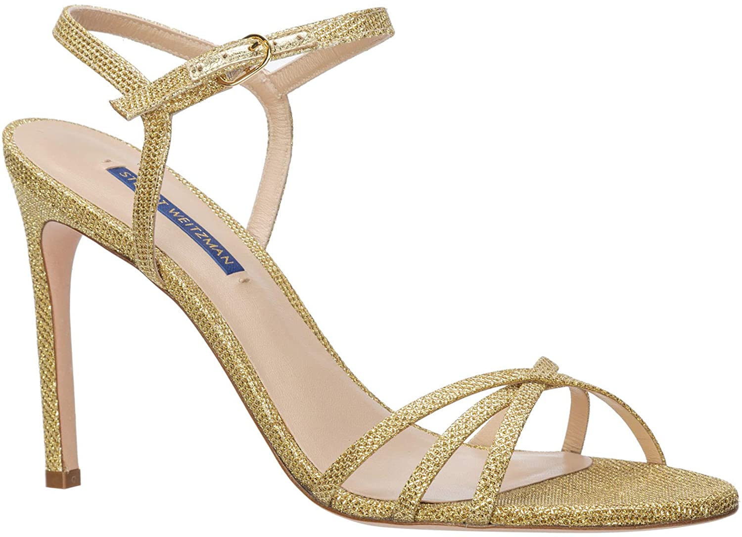 Stuart Weitzman Yellow Calfskin Sandal - Fizigo