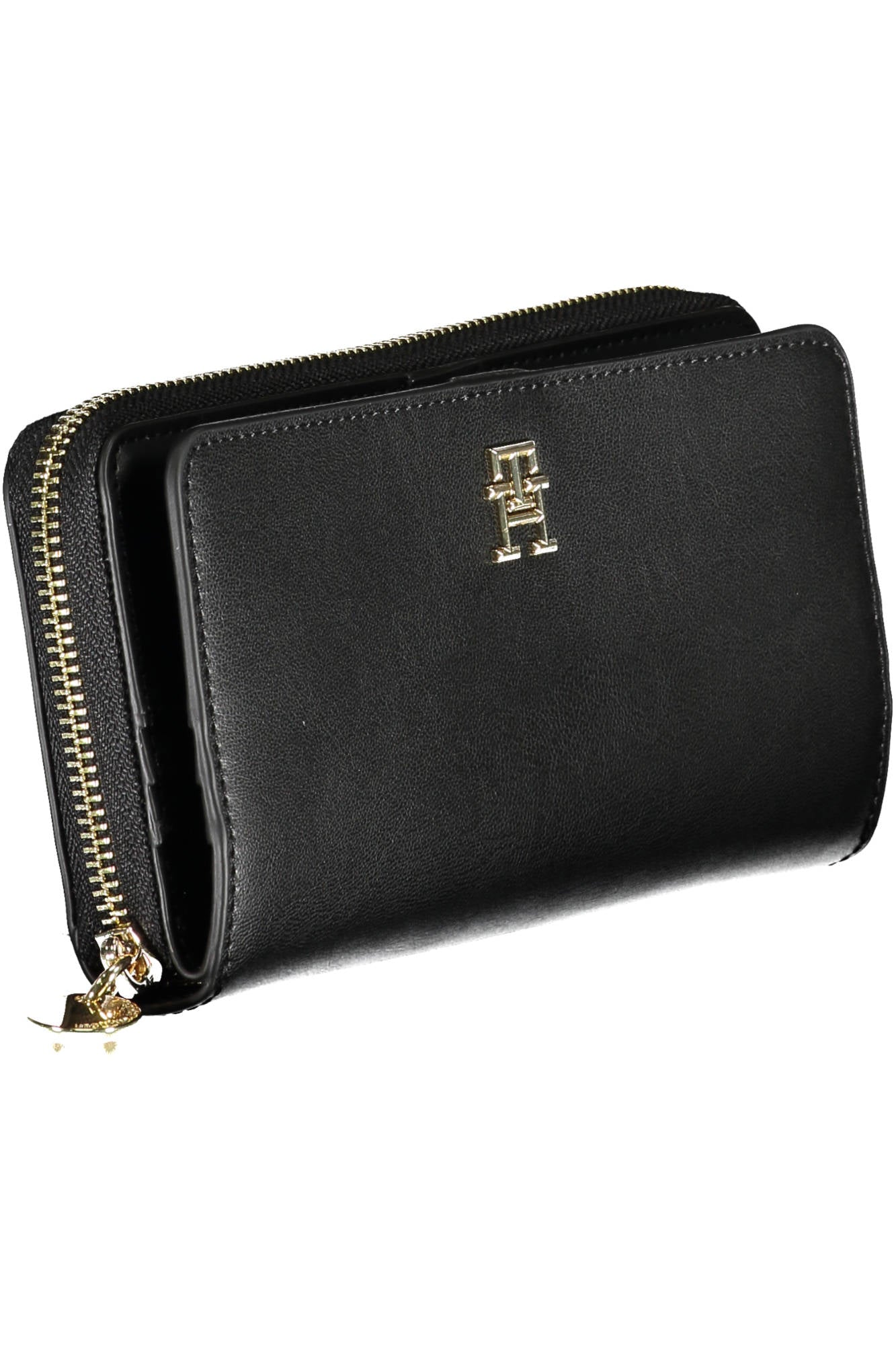 Tommy Hilfiger Black Polyurethane Wallet - Fizigo