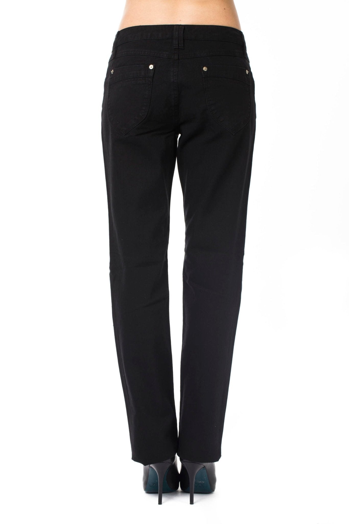 Ungaro Fever Black Cotton Jeans & Pant - Fizigo