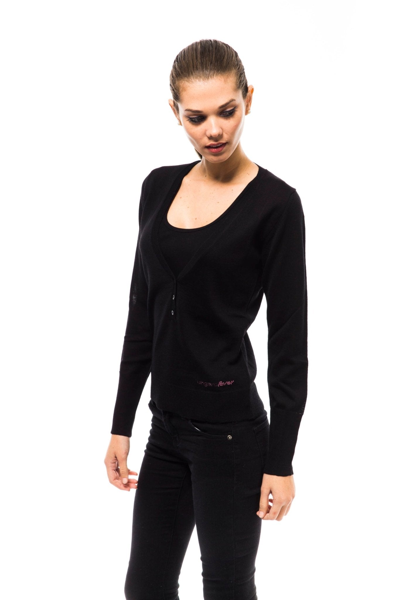 Ungaro Fever Black Wool Sweater - Fizigo