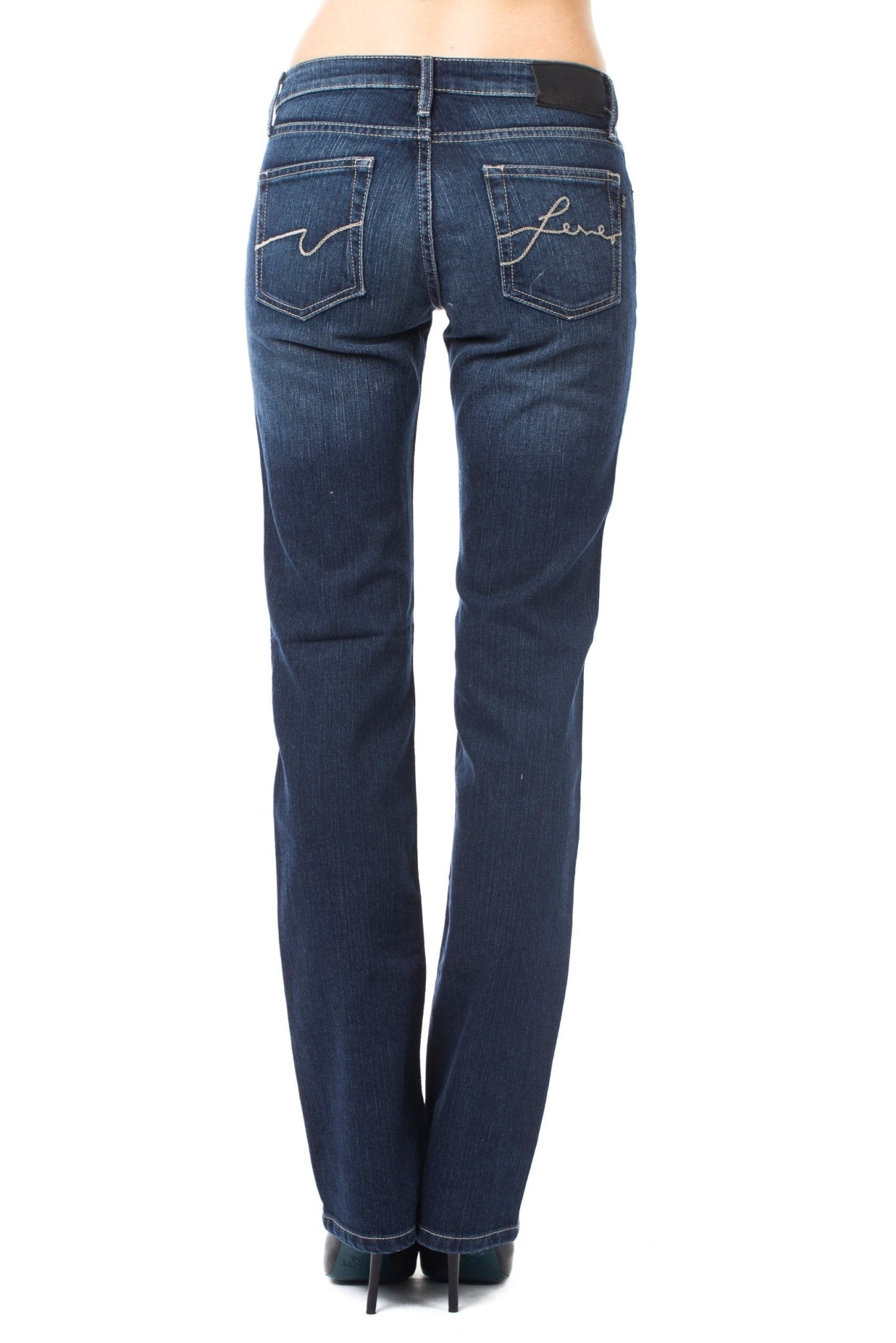 Ungaro Fever Blue Cotton Jeans & Pant - Fizigo