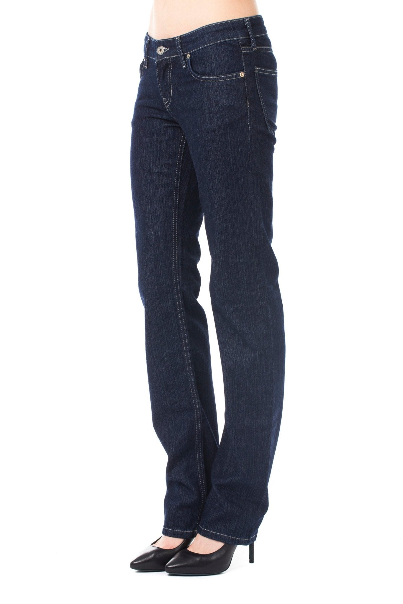 Ungaro Fever Blue Cotton Jeans & Pant - Fizigo