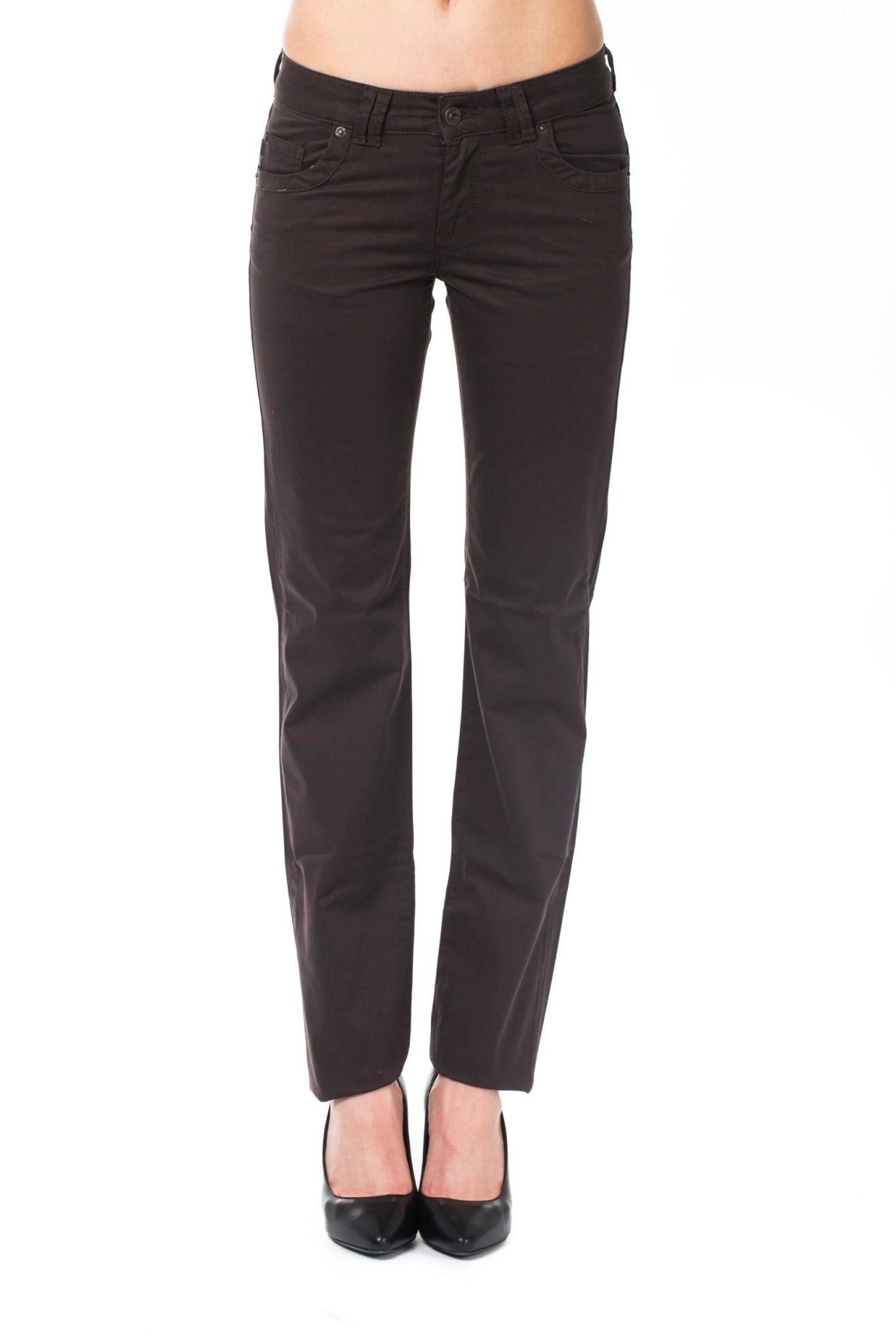 Ungaro Fever Brown Cotton Jeans & Pant - Fizigo