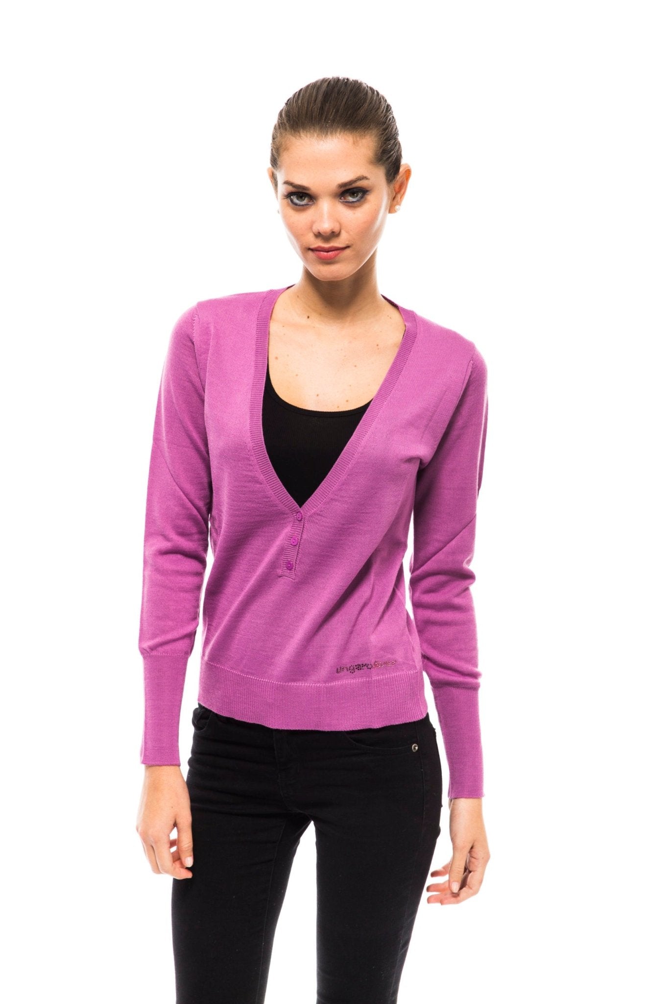 Ungaro Fever Violet Wool Sweater - Fizigo